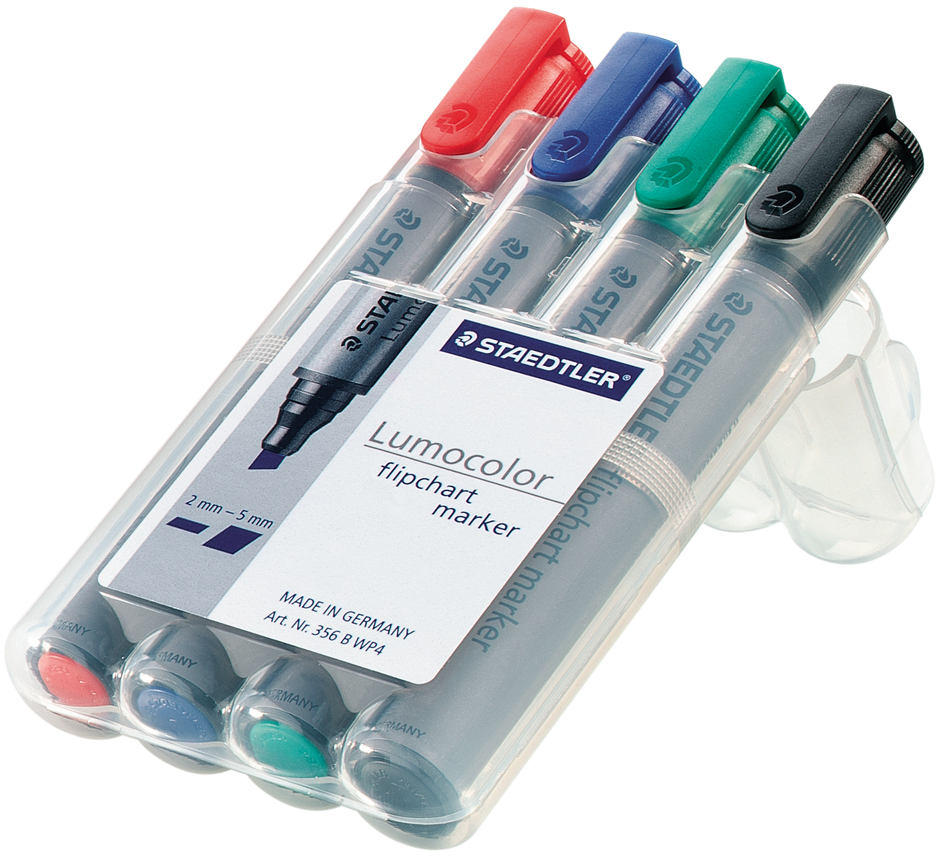 STAEDTLER Lumocolor Flipchart-Marker 356B, 6er Etui