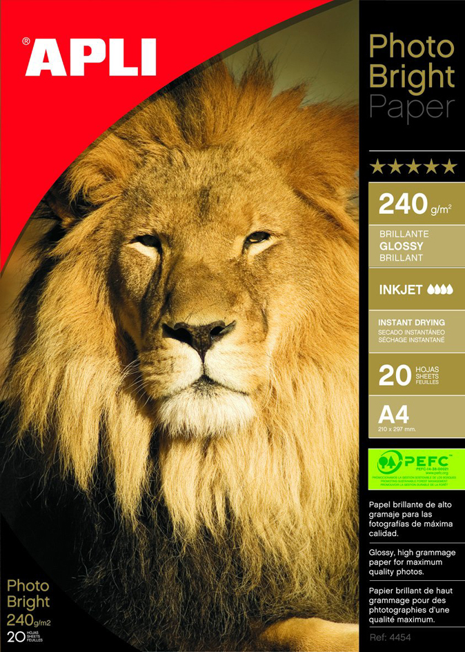 agipa Foto-Papier bright PRO, DIN A4, 280 g/qm, hochglänzend