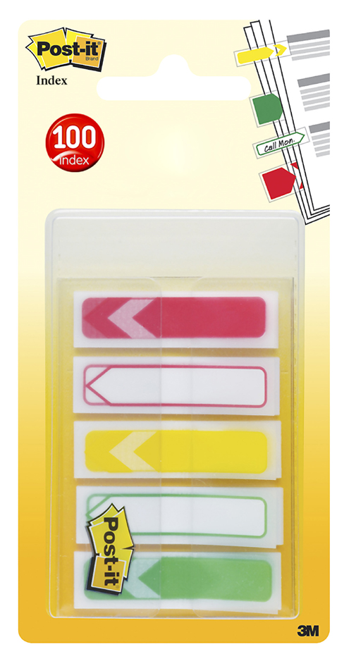 Post-it Haftmarker Index Pfeile, 11,9 x 43,2 mm, 5-farbig