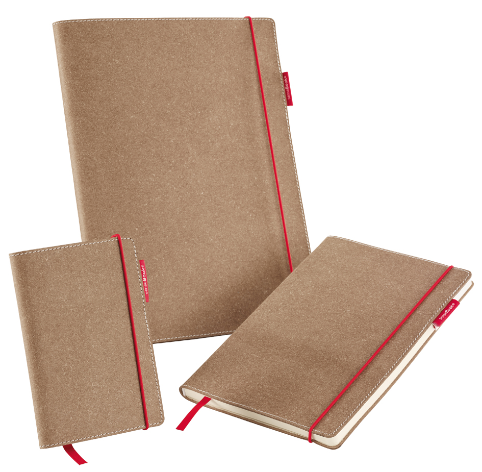 transotype Notizbuch ´senseBook RED RUBBER´, Large, liniert