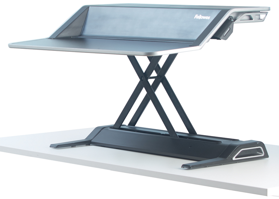 Fellowes Sitz-Steh Workstation Lotus, weiß