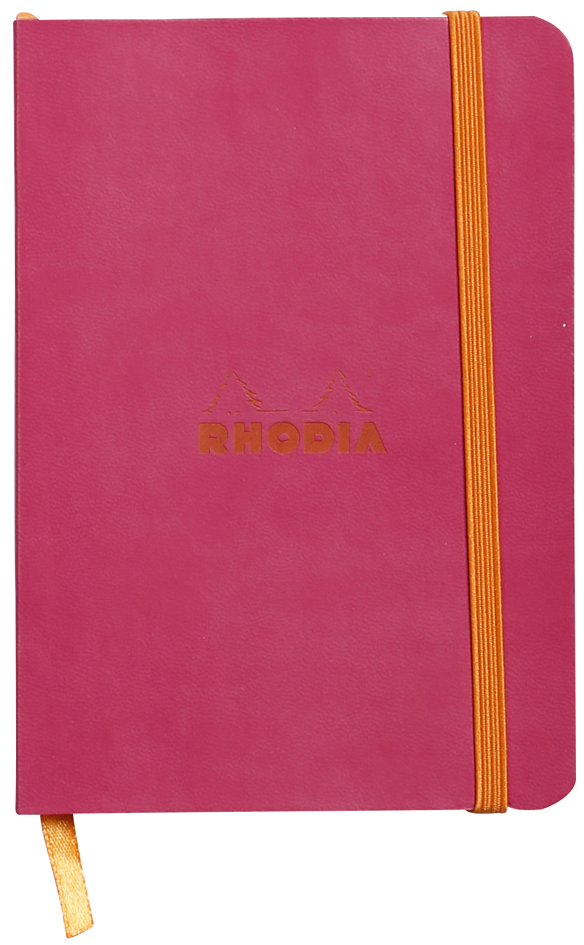 RHODIA Notizbuch RHODIARAMA, DIN A5, liniert, mohn