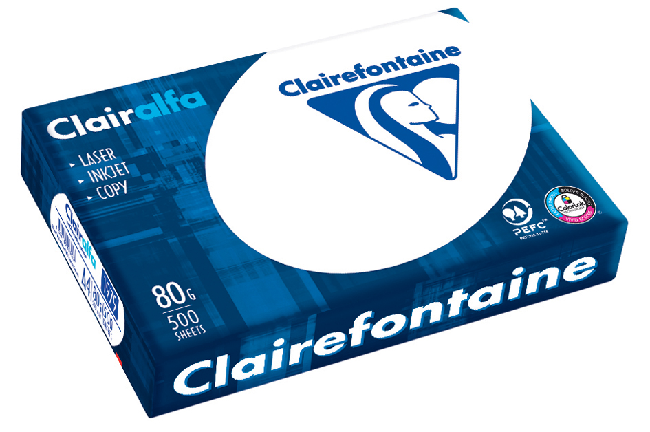 Clairalfa Multifunktionspapier, DIN A4, 100 g/qm, extra weiß