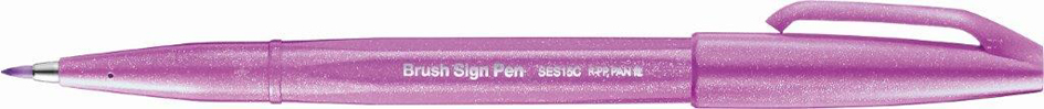 PentelArts Faserschreiber Brush Sign Pen SES 15, olivegrün