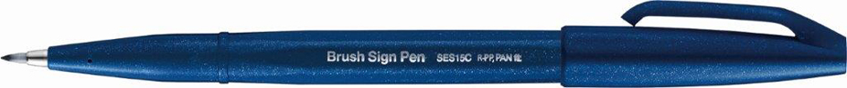 PentelArts Faserschreiber Brush Sign Pen SES 15, wasserblau