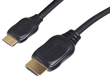 shiverpeaks BASIC-S HDMI Kabel, A-Stecker - C-Stecker, 1,0 m