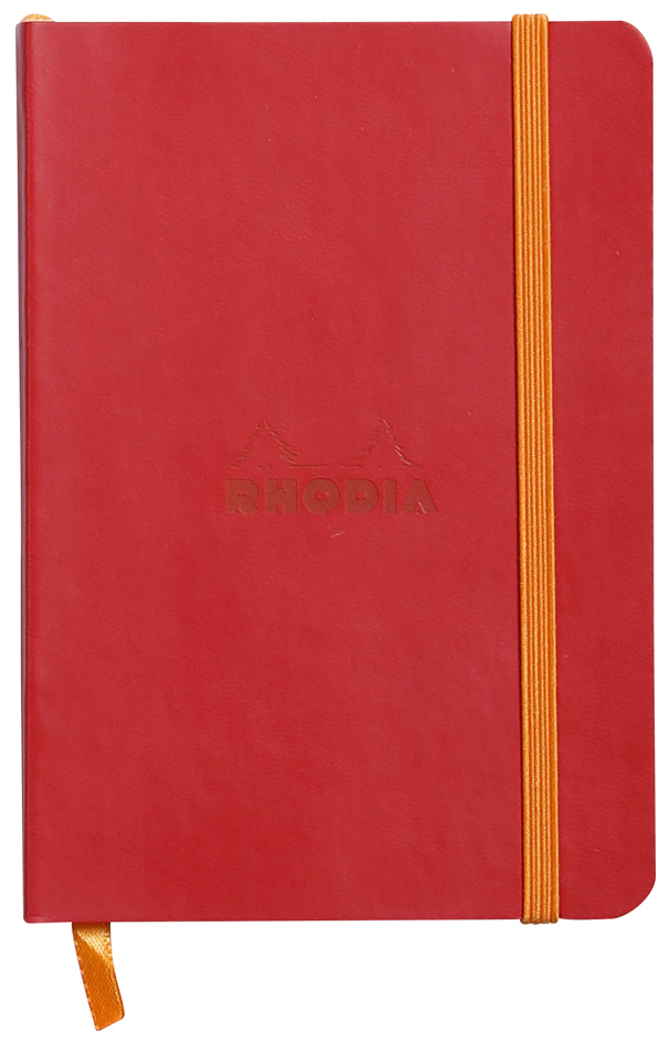 RHODIA Notizbuch RHODIARAMA, DIN A6, liniert, himbeere