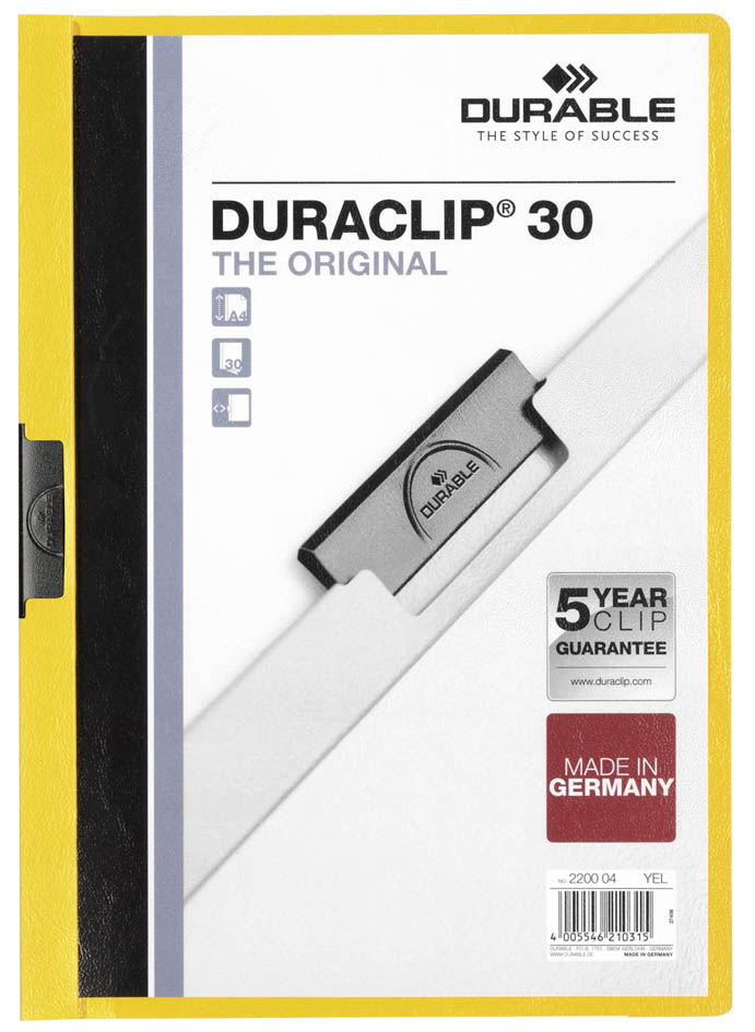 DURABLE Klemmhefter DURACLIP ORIGINAL 30, DIN A4, dunkelblau