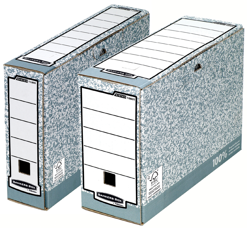 Fellowes BANKERS BOX SYSTEM Archiv-Schachtel, blau,(B)200 mm