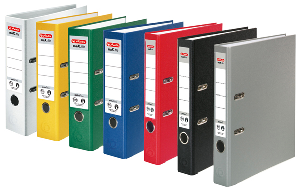 herlitz Ordner maX.file protect, Rückenbreite: 80 mm, grün