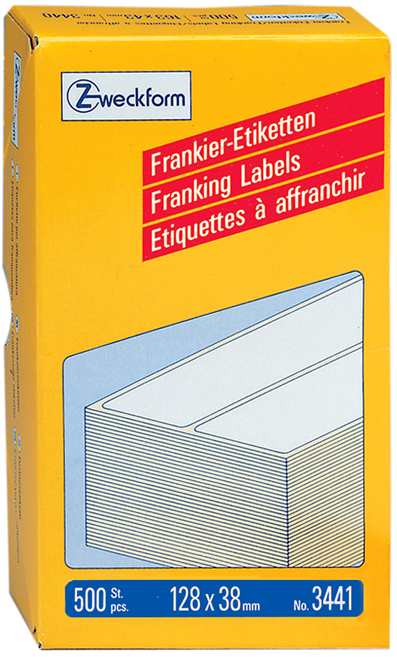 AVERY Zweckform Frankier-Etiketten, 168 x 44 mm, einzeln