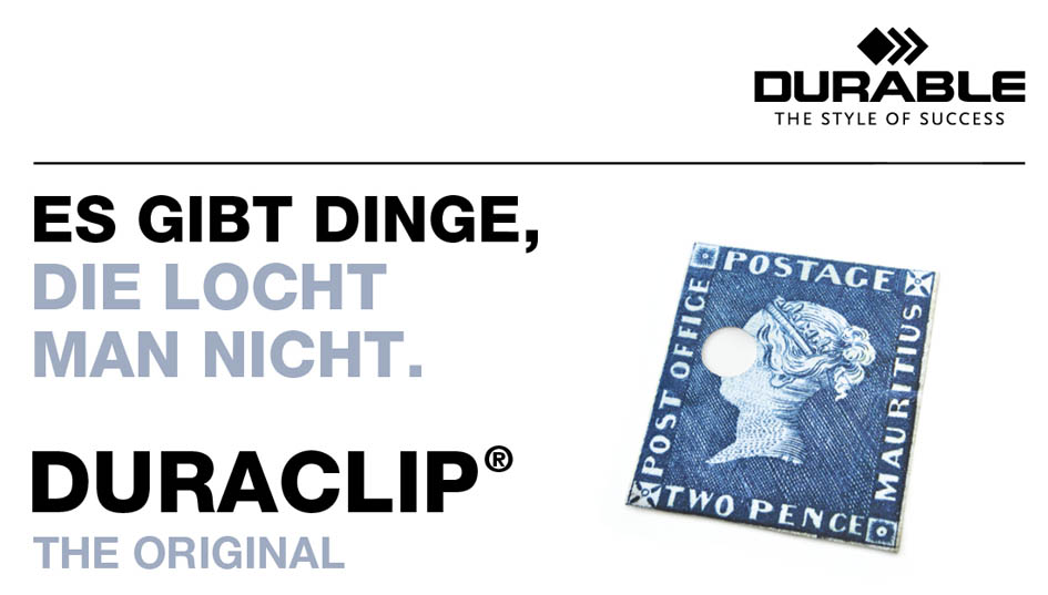 DURABLE Klemmhefter DURACLIP ORIGINAL 30, DIN A4, dunkelblau