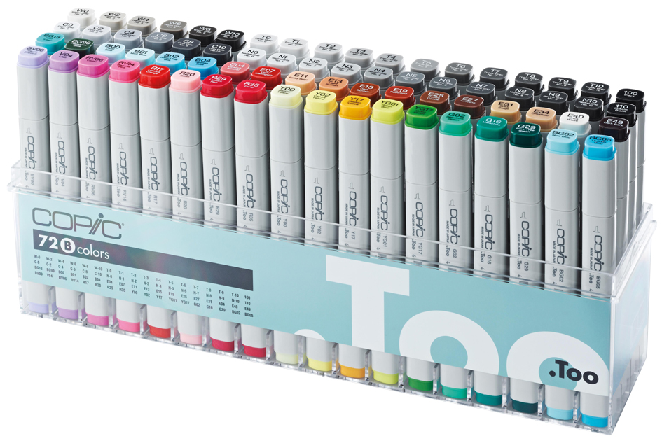 COPIC Profi Marker, 72er Set 2