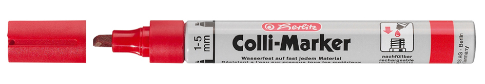 herlitz Permanent-Marker ´Collimarker´, Keilspitze, schwarz