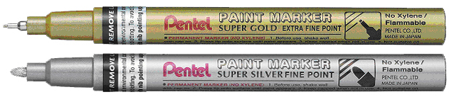 Pentel Lackmarker PAINT MARKER MSP10, weiß