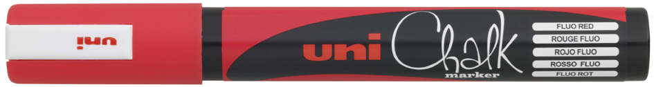 uni-ball Kreidemarker Chalk PWE-5M, neon-orange, Rundspitze