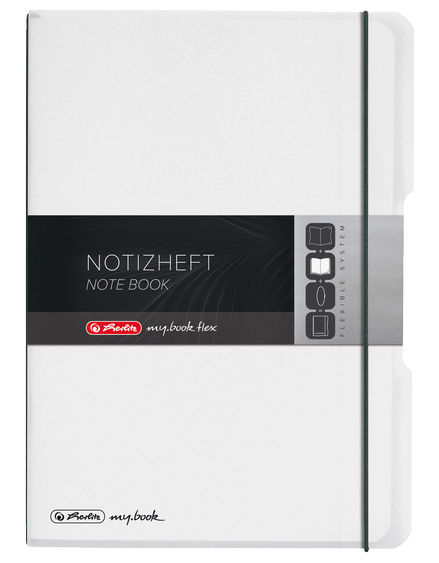 herlitz Notizheft my.book flex, A6, PP-Cover, transparent