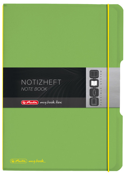 herlitz Notizheft my.book flex, A4, PP-Cover, pink