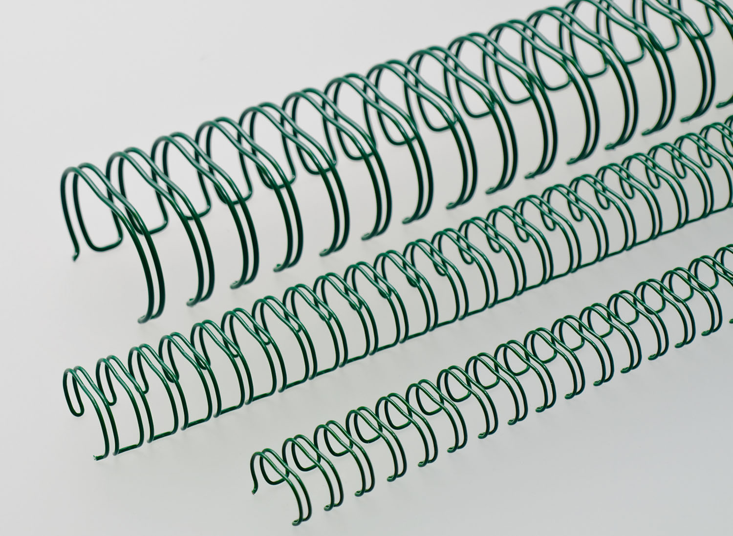 RENZ Drahtbinderücken, Teilung 3:1, 12.7 mm - DIN A5 - grün