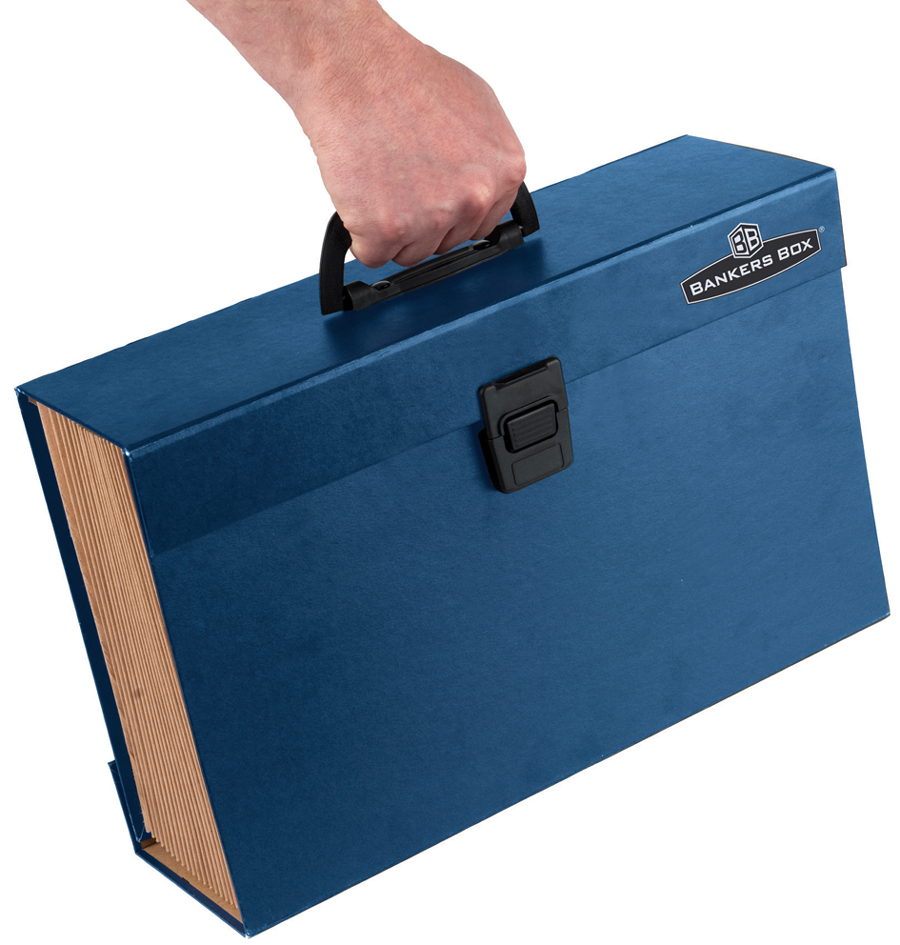 Fellowes BANKERS BOX Fächertasche Handifile, 19 Fächer, blau