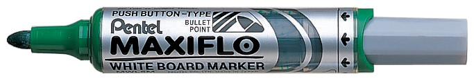 Pentel Whiteboard-Marker MAXIFLO MWL5M, schwarz