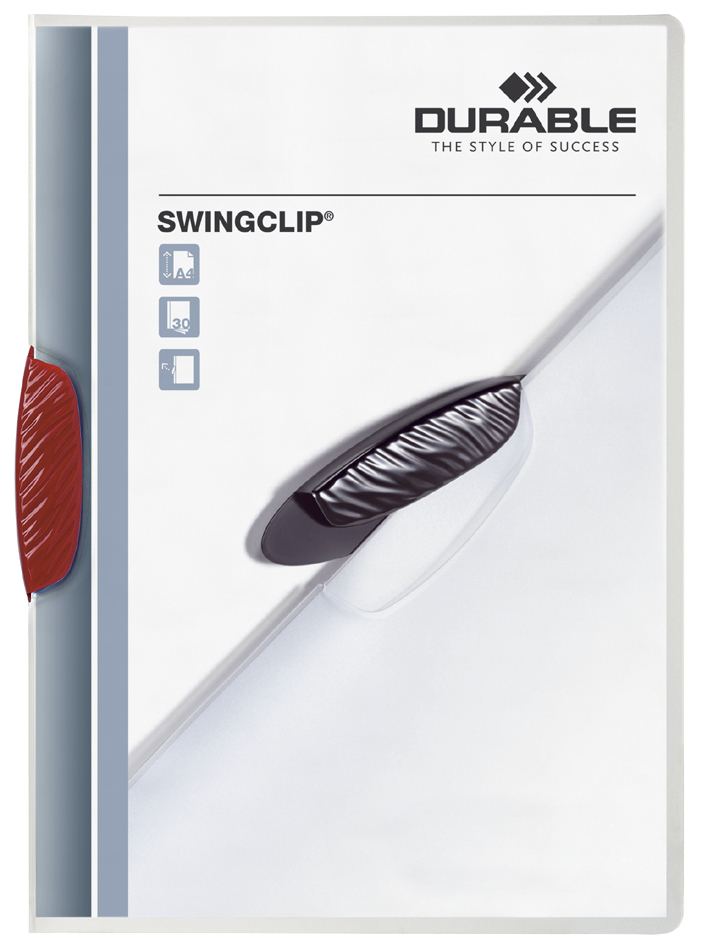 DURABLE Klemmhefter SWINGCLIP, DIN A4, Clip weiß