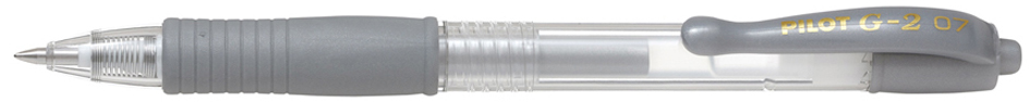 PILOT Gelschreiber G2 07 Metallic, silber