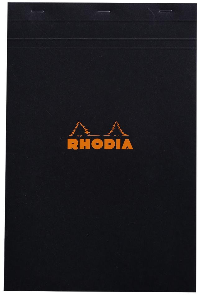 RHODIA Notizblock No. 19, DIN A4+, kariert, orange