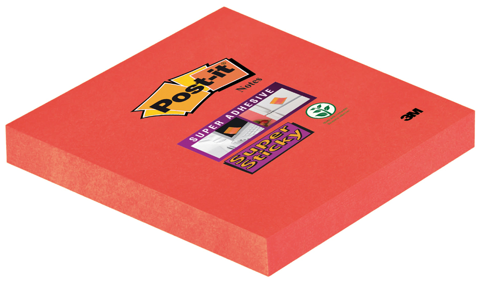 Post-it Haftnotizen Super Sticky Notes, 76 x 76 mm