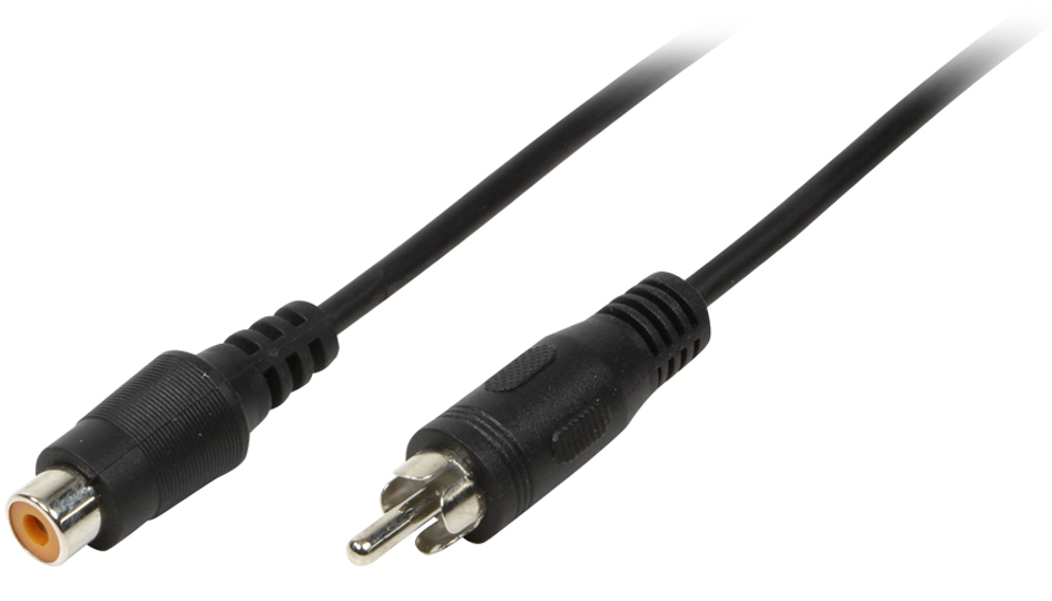 LogiLink Audiokabel, Cinchstecker - Cinchkupplung, 5 m