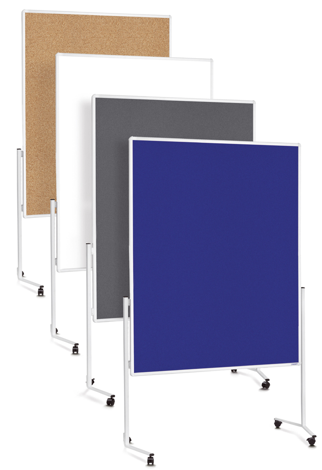 magnetoplan Moderationstafel, (B)1.200 x (H)1.500 mm, blau