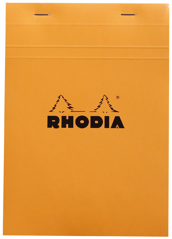 RHODIA Notizblock No. 16, DIN A5, kariert, schwarz