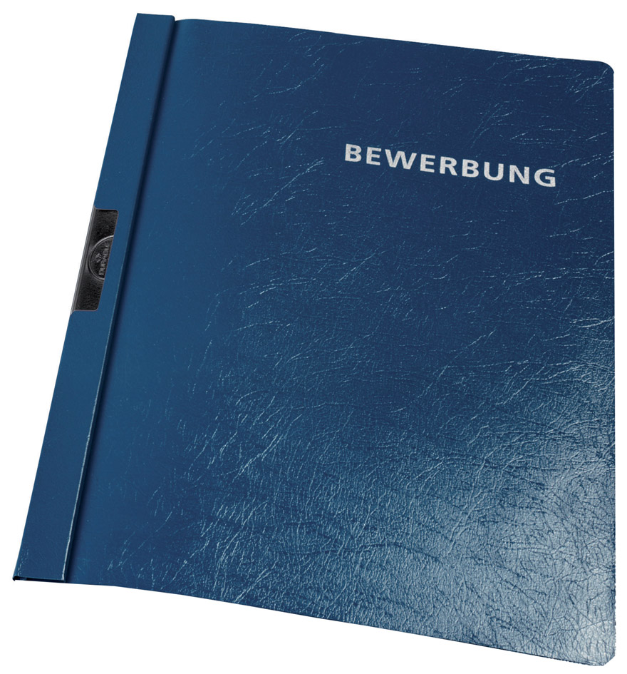 DURABLE Bewerbungsmappe, DIN A4, blau, mit Clip