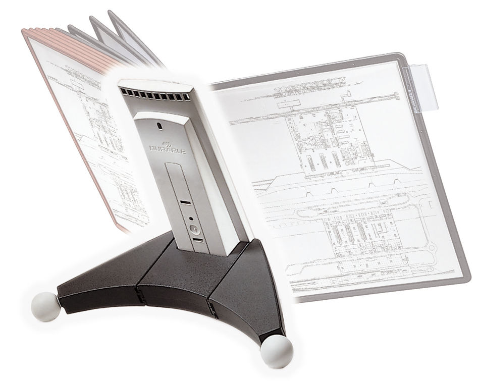 DURABLE Modultischständer SHERPA für 10 Sichttafeln A4