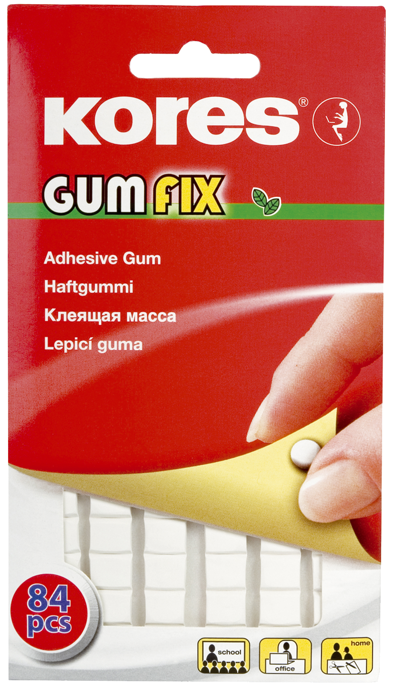 Kores Haftgummi ´GUMFIX´, vorgestanzte Klebepads