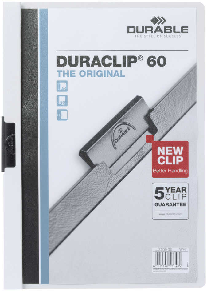 DURABLE Klemmhefter DURACLIP ORIGINAL 60, DIN A4, dunkelblau