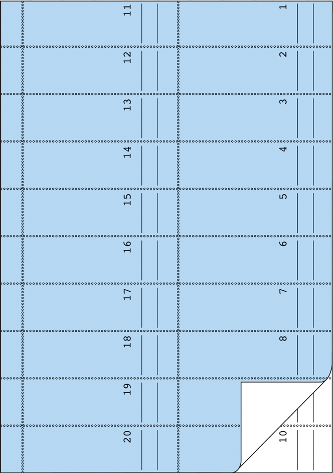 AVERY Zweckform formularbuch ´Bonbuch´, A4, gelb