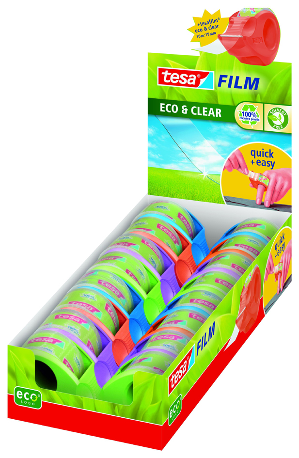 tesa ecoLogo Mini Abroller inkl. tesa Film Eco & Clear