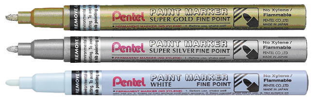 Pentel Lackmarker PAINT MARKER MFP10, weiß