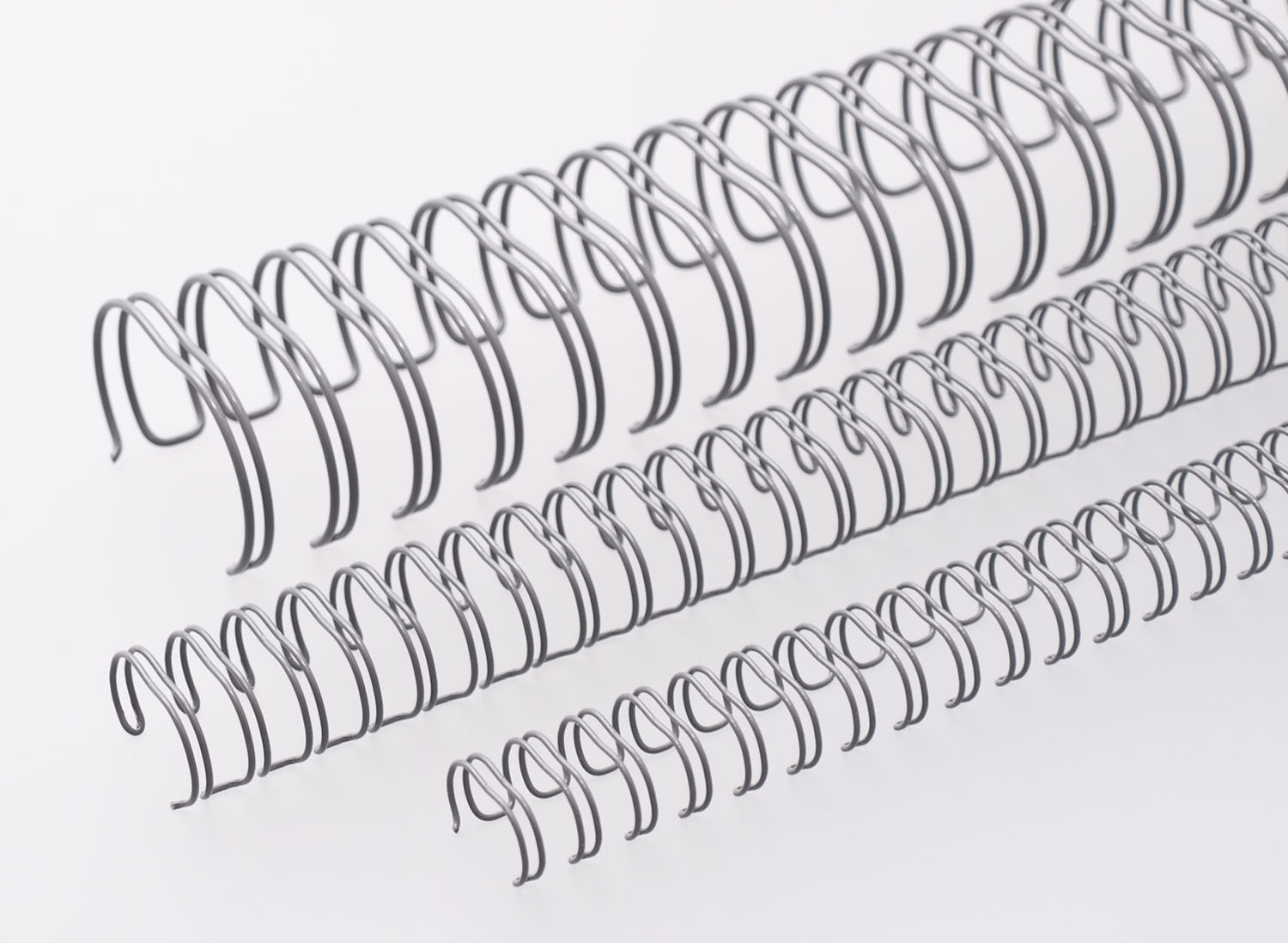 RENZ Drahtbinderücken, Teilung 2:1, 25.4 mm - grau