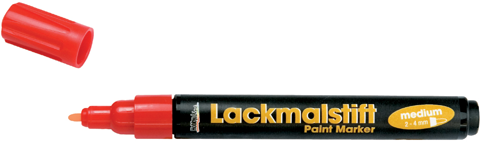 KREUL Lackmarker medium Hobby Line, neon-orange