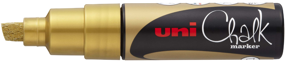 uni-ball Kreidemarker Chalk PWE-8K, gold, Keilspitze