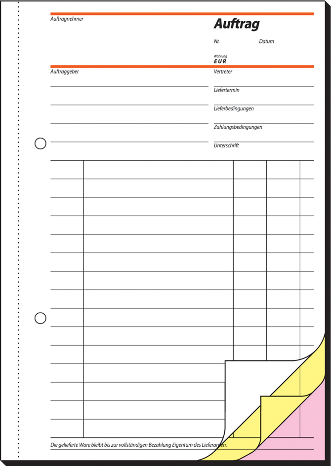 sigel Formularbuch ´Rechnungs-/Waren-Eingang´, A4, 50 Blatt