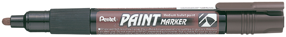 Pentel Permanent-Marker PAINT MARKER MMP20, braun