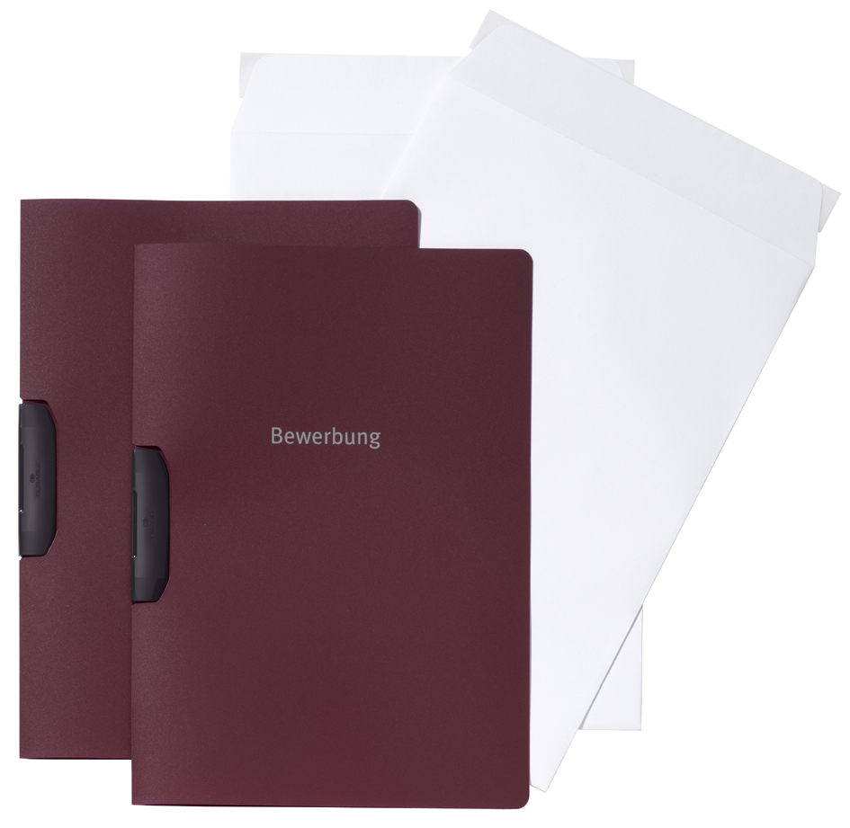 DURABLE Bewerbungs-Set DURASWING JOB, DIN A4, aubergine