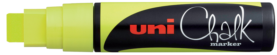 uni-ball Kreidemarker Chalk PWE-17K, weiß, Keilspitze