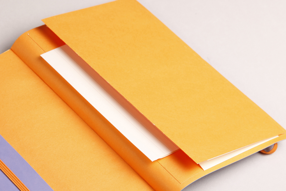 RHODIA Notizbuch RHODIARAMA, DIN A6, liniert, orange