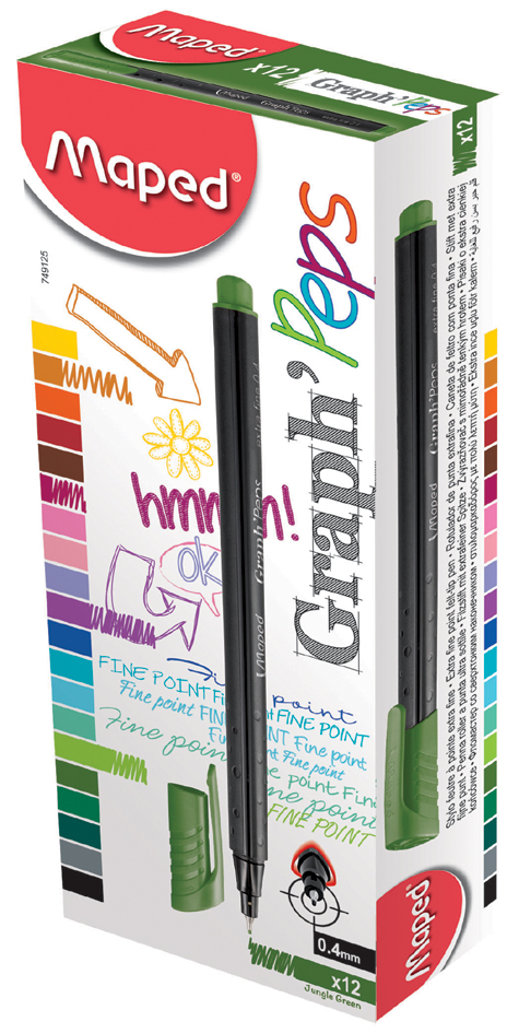 Maped Fineliner Graph´Peps, blau