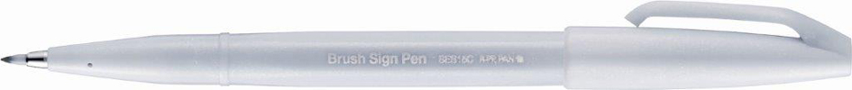 PentelArts Faserschreiber Brush Sign Pen SES15, blaugrau