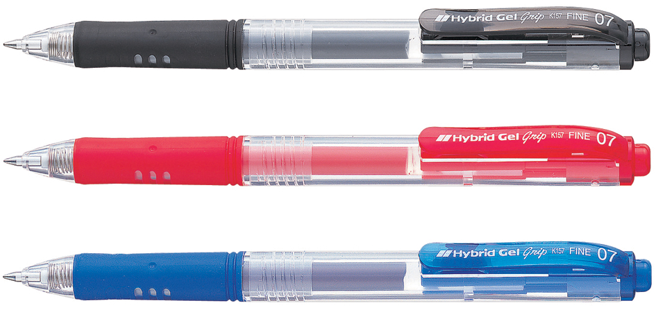 Pentel Gel-Tintenroller Hybrid Gel Grip K157, blau